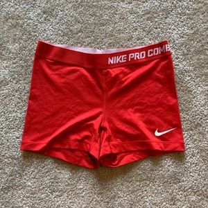 Nike spandex shorts